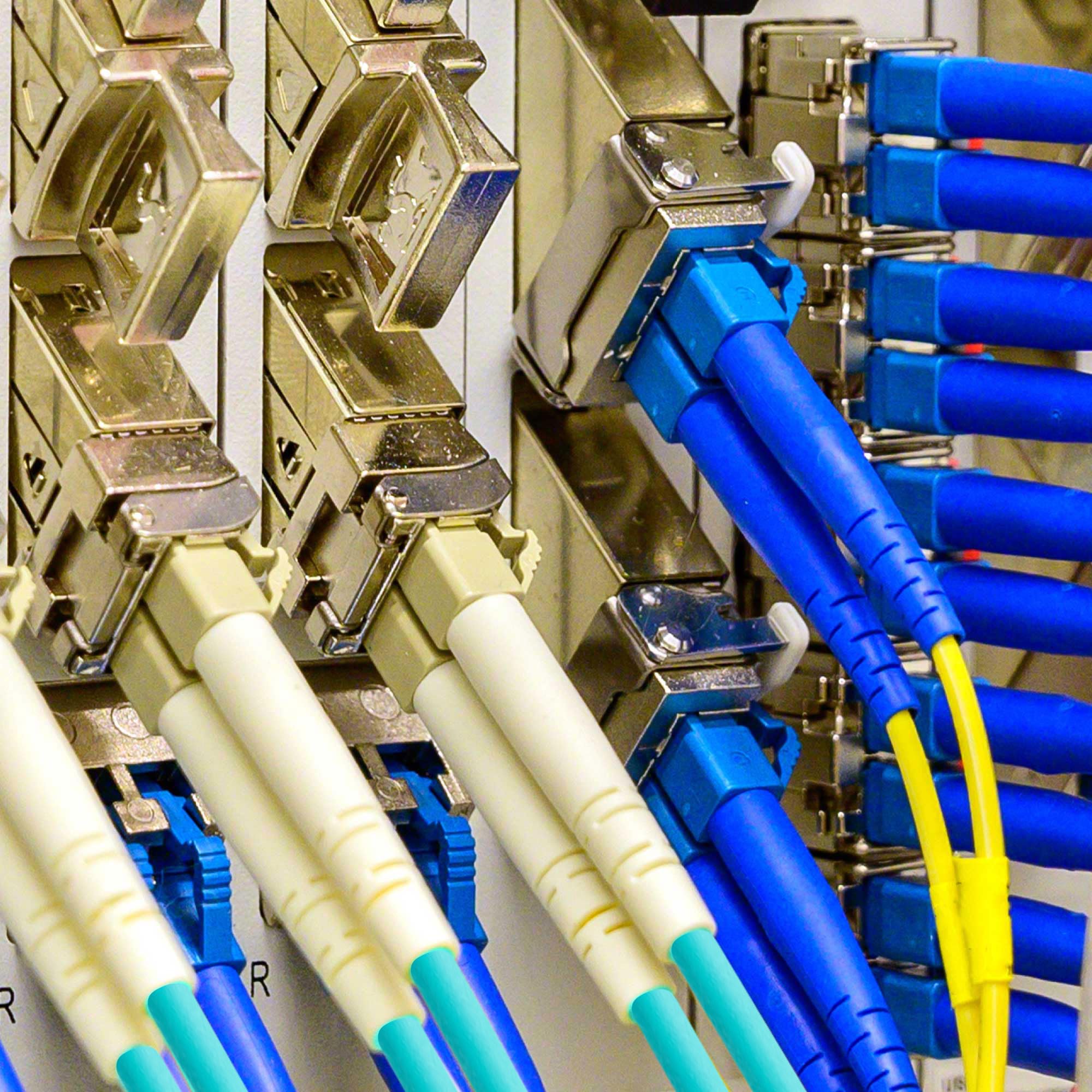 SeKi Câble à fibre optique Duplex LC/UPC vers LC/UPC mâle 30 m 50/125 μm OM3 Câble patch fibre optique LSZH, turquoise, multimode