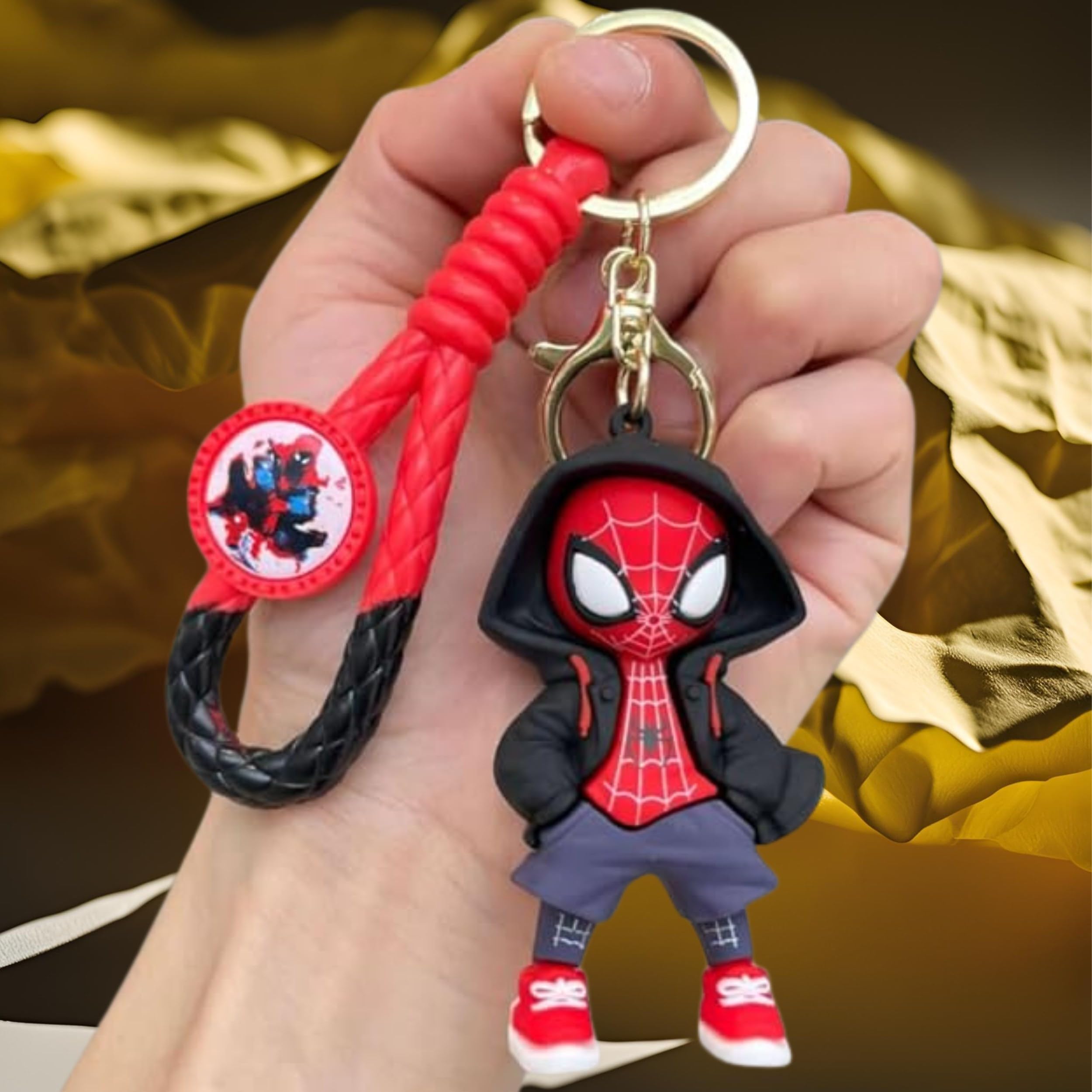 OTTAVOCartoon Characters Keychain for Girls Boys, Cute Silicon Keychains Accessories Keyring Key Purse Backpack Car Charms for Kids Gifts