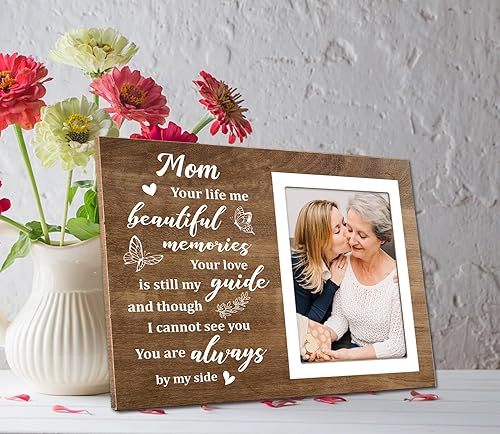 Miniatura 3 de Marco de fotos conmemorativo para mamá, regalos conmemorativos por la pérdida de una madre querida, marco de fotos de recuerdo o regalo