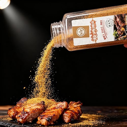 Miniatura 2 de Condimento para barbacoa de 14.11 oz, condimento para parrilla, diseño de gran capacidad, para asar a la parrilla, ahumar y asar, perfecto para