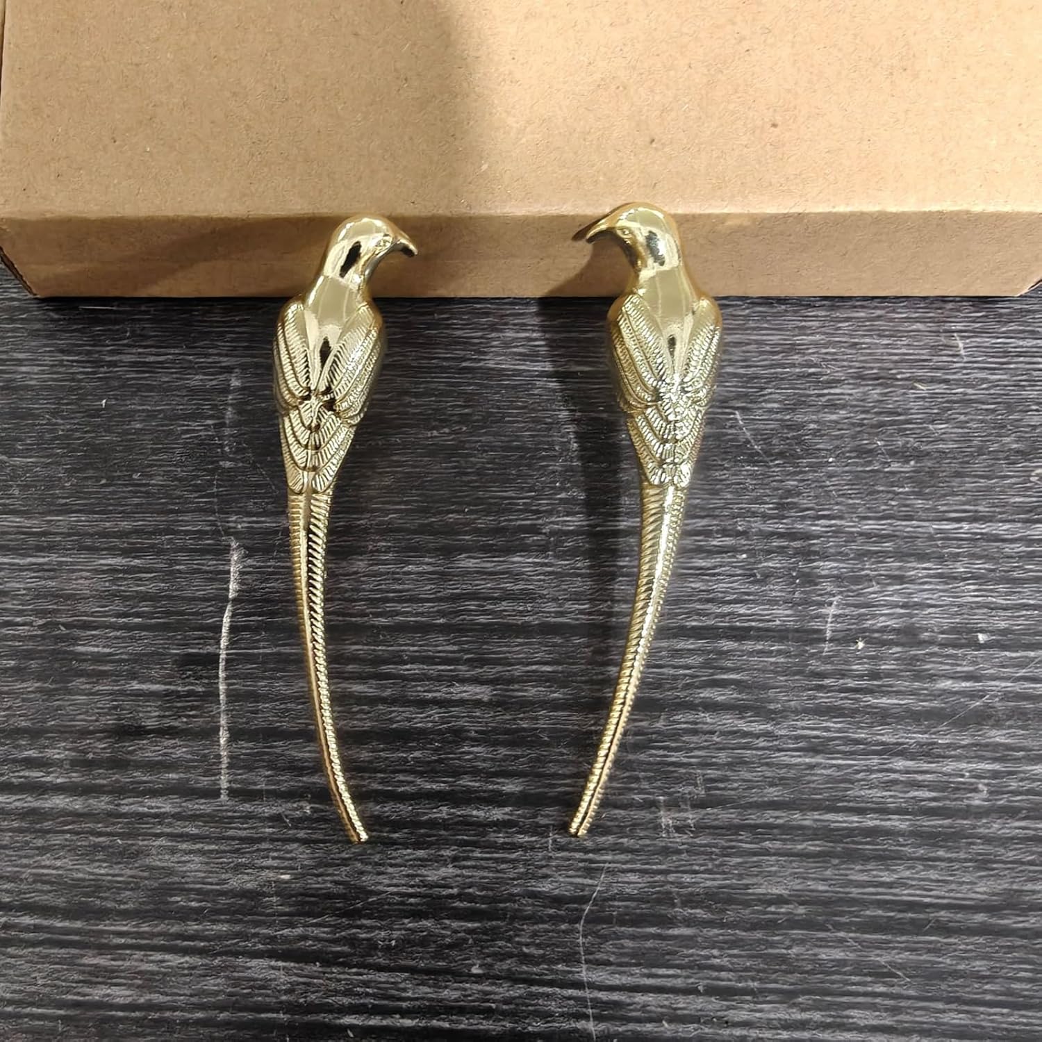 Modern Golden Magpies Shape Dresser Pull Stylish Metal Handle for Cabinets and Closets Replacement Knob Cabinet Knob