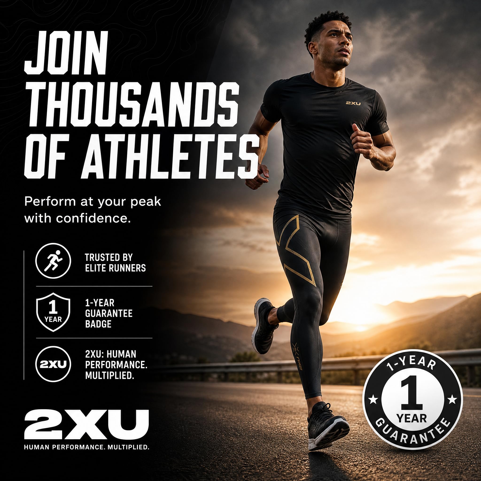 2XU UK Light Speed Compression Tights - Pantalones de compresión Hombre