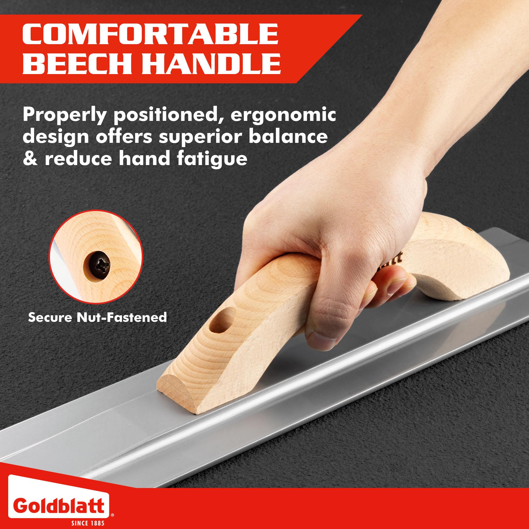 Goldblatt Hand Float - Concrete Finishing Tool -6