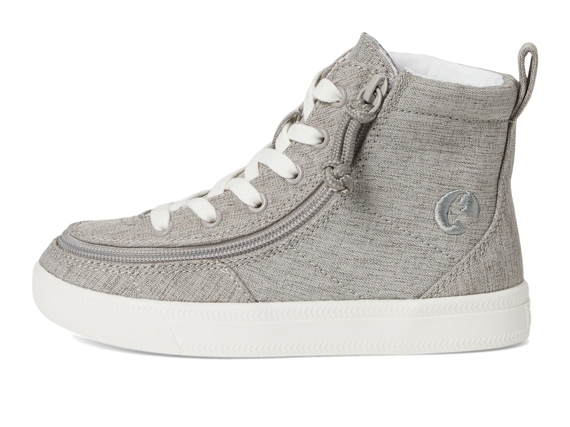 BILLY Footwear Kids Classic Lace High (Toddler) Grey Jersey 7 Toddler 4