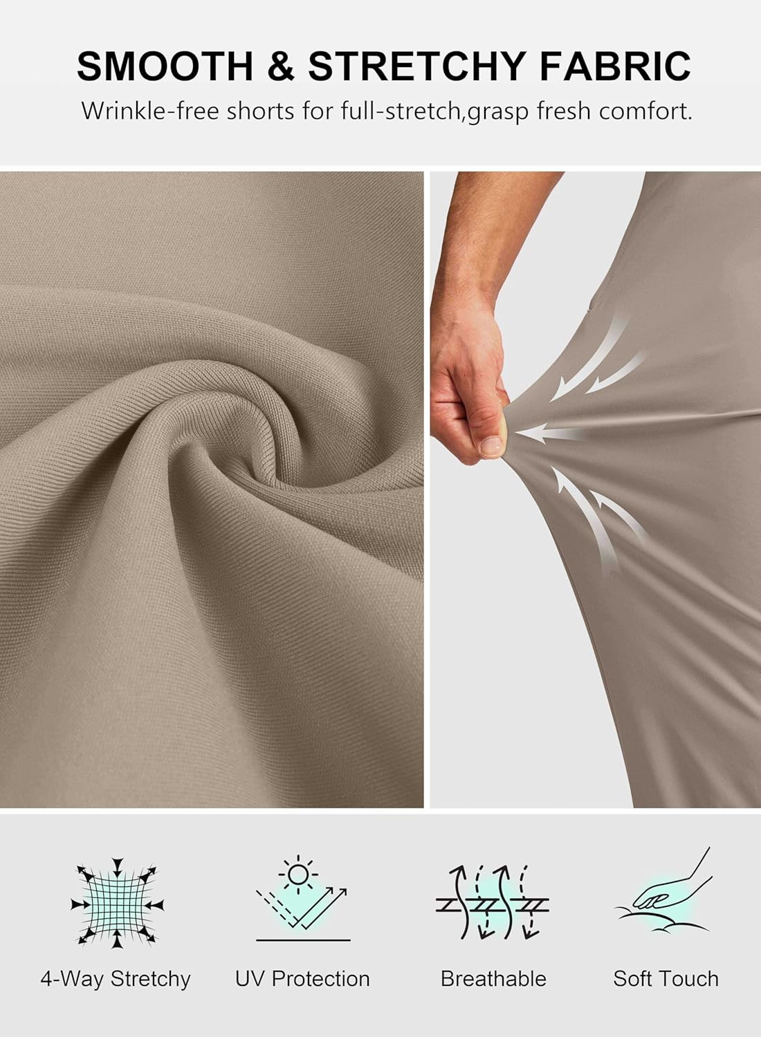 Soothfeel Men's Joggers with Zipper Pockets Golf Joggers Lightweight Sweatpants Athletic Workout Pants for Men Track - Image 5