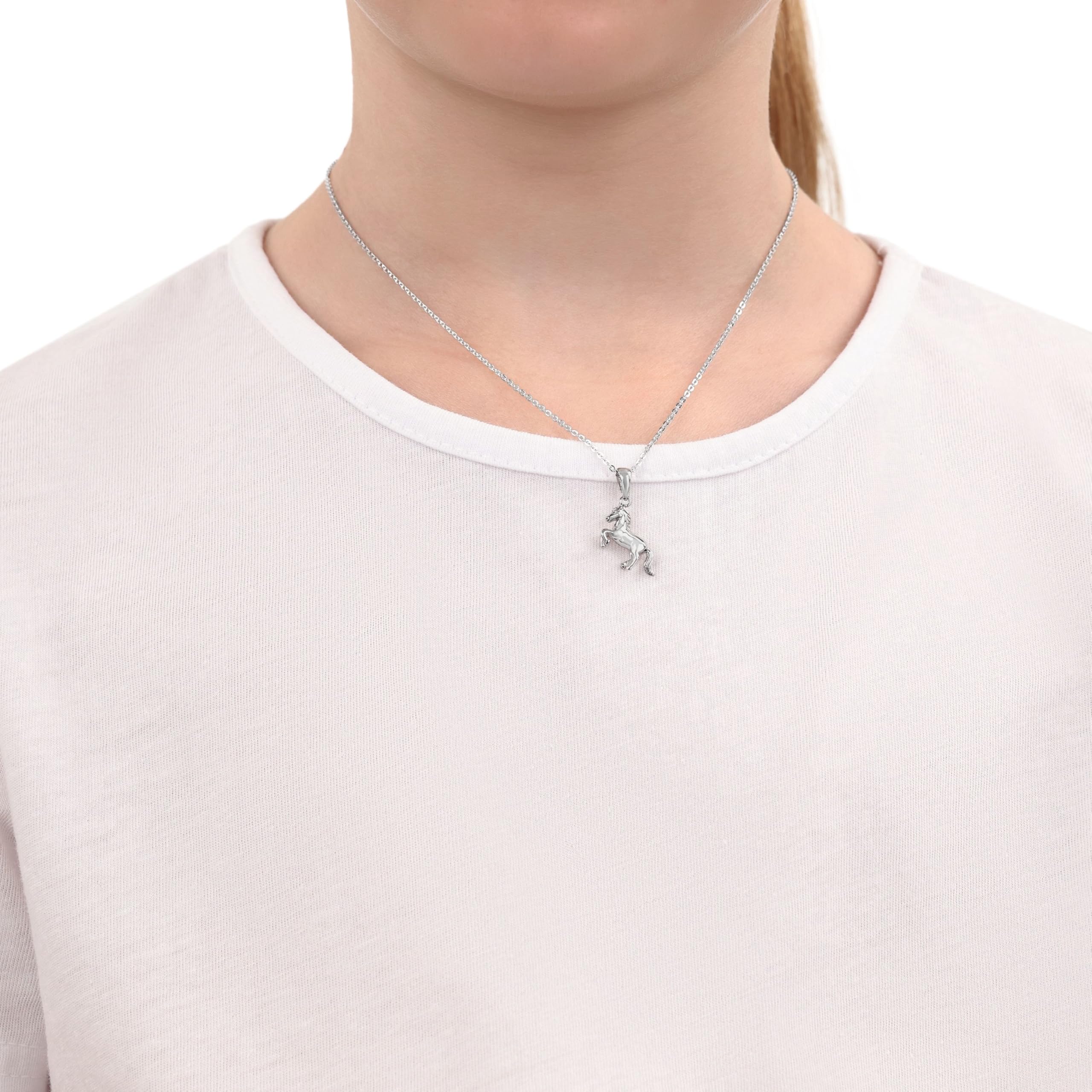 Amor Naszyjnik Z Zawieszką 925 Srebrny Naszyjnik Dla Dziewczynek