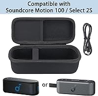 Vista 2 de co2CREA Funda rígida compatible con Anker Soundcore Select 2S / Soundcore Motion 100 altavoz portátil Bluetooth