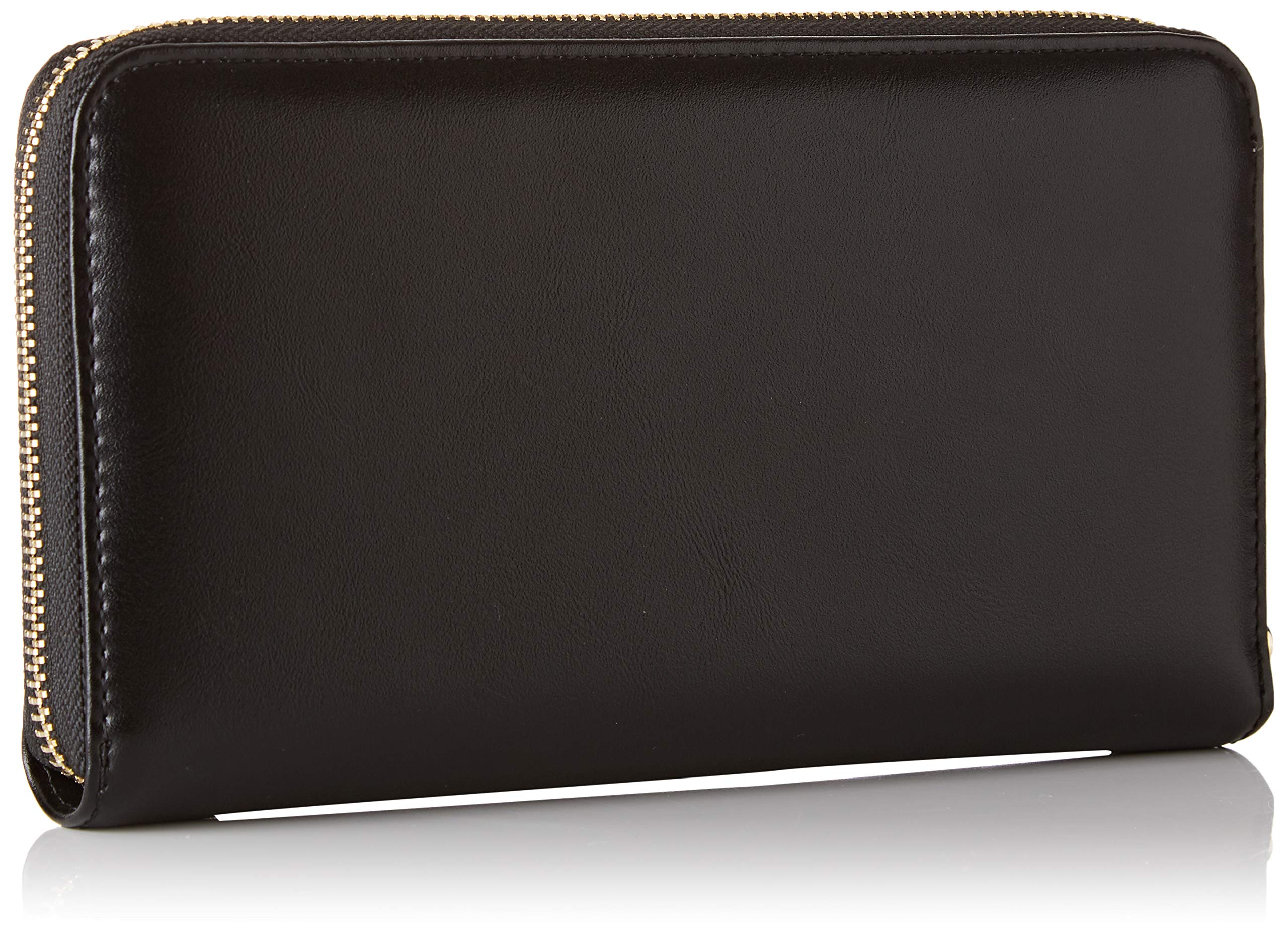 Trussardi Jeans Faith Zip 3pocket Lg Smooth Ec Portafoglio, Donna, Nero (Black)