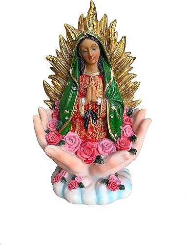 statues Rosas Virgen De Guadalupe de 8''