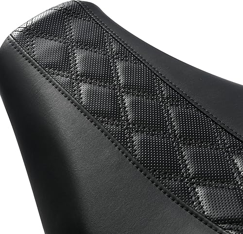 Miniatura 3 de C.C. RIDER Asiento del Conductor y Pasajero Compatible con Harley 2018-posterior Softail Street Bob FXBB Softail Estándar FXST Street Bob 114 FXBBS