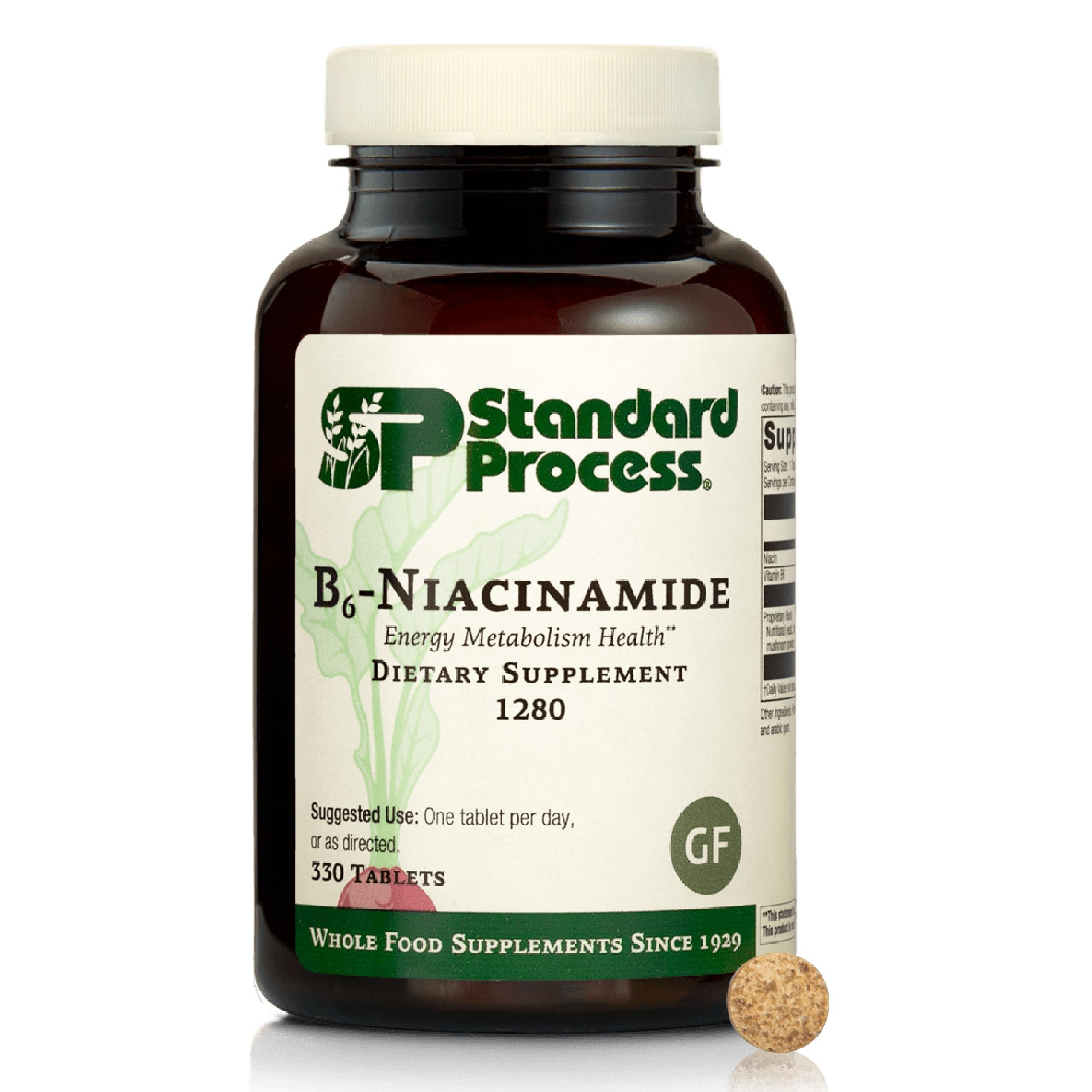 Standard Process B6-Niacinamide,Vitamins B Energy Metabolism, 330 Tablets 1 Count (Pack of 330)