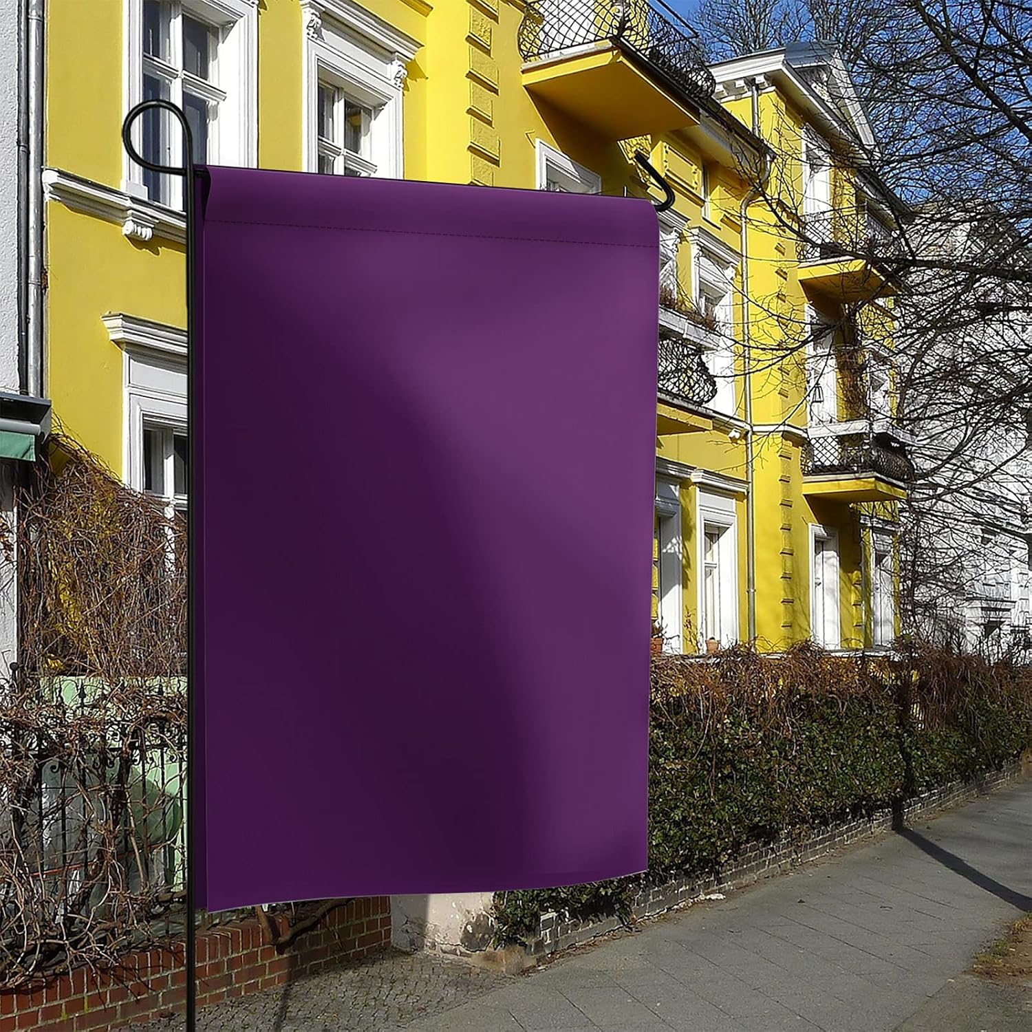 Jacekidy Farmhouse Garden Flag 28x40 Inch, Solid Color Art