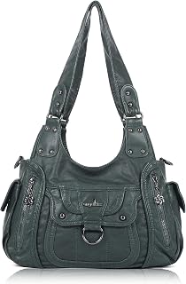 Angel Kiss Women's Shoulder Bag Vegan Leather Hobo Purses and Handbags Satchel Tote Bags for Women with Adjustable Strap