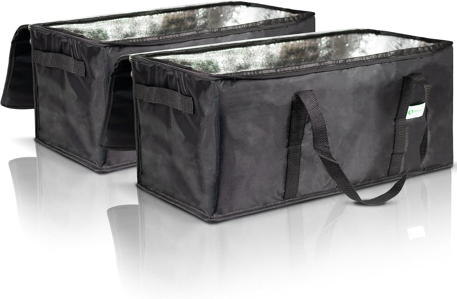 KIBAGA Commercial Insulated Food Delivery Bags - 22" x 10" x 10" Waterproof Delivery Bags for Hot Food Delivery - Premium Food Warmer Bags for Uber Eats and Doordash Food Delivery