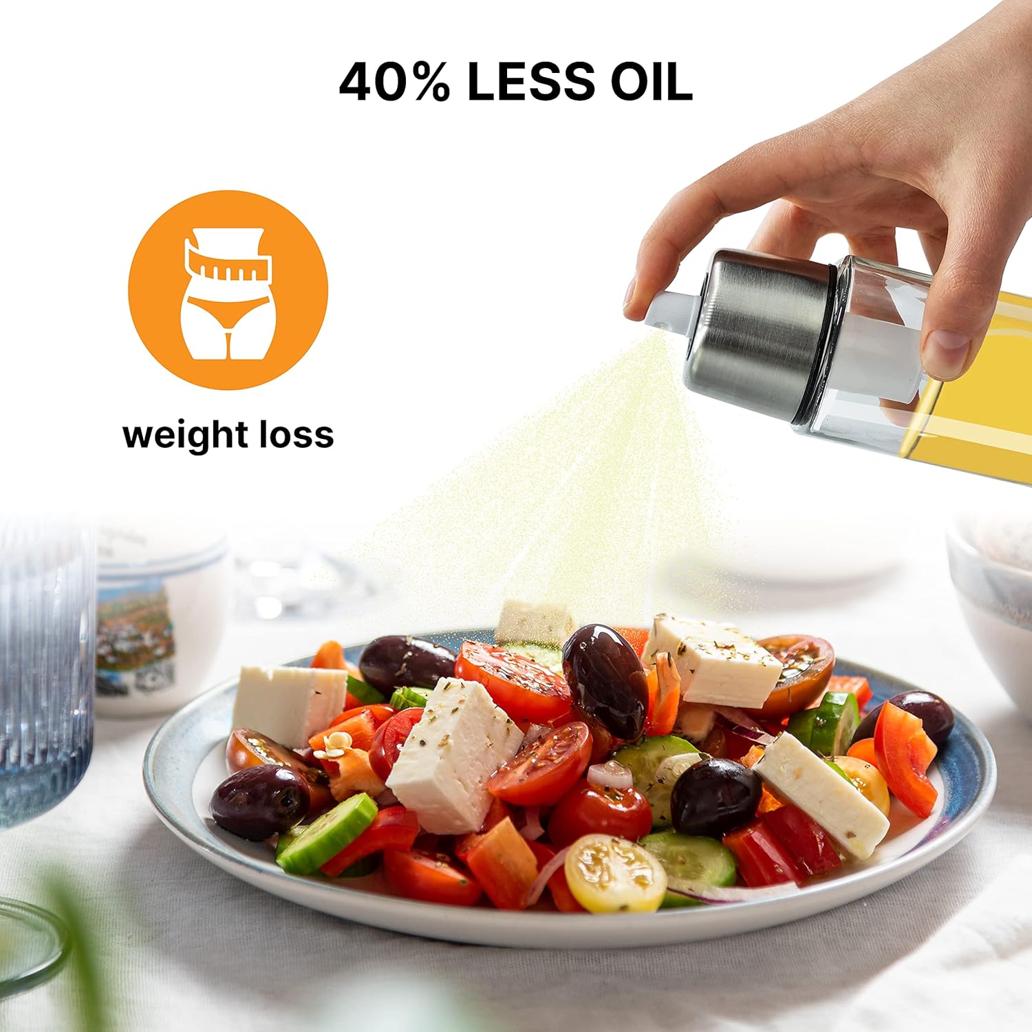 Buy Terzo Sole Premium Olive Oil Mister, Oil Sprayer for Cooking Even