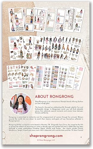 Miniatura 6 de Rongrong This is My Year Planner - Calcomanías para planificadores, calendarios y diarios, calcomanías estéticas de calidad prémium para ayudarte a