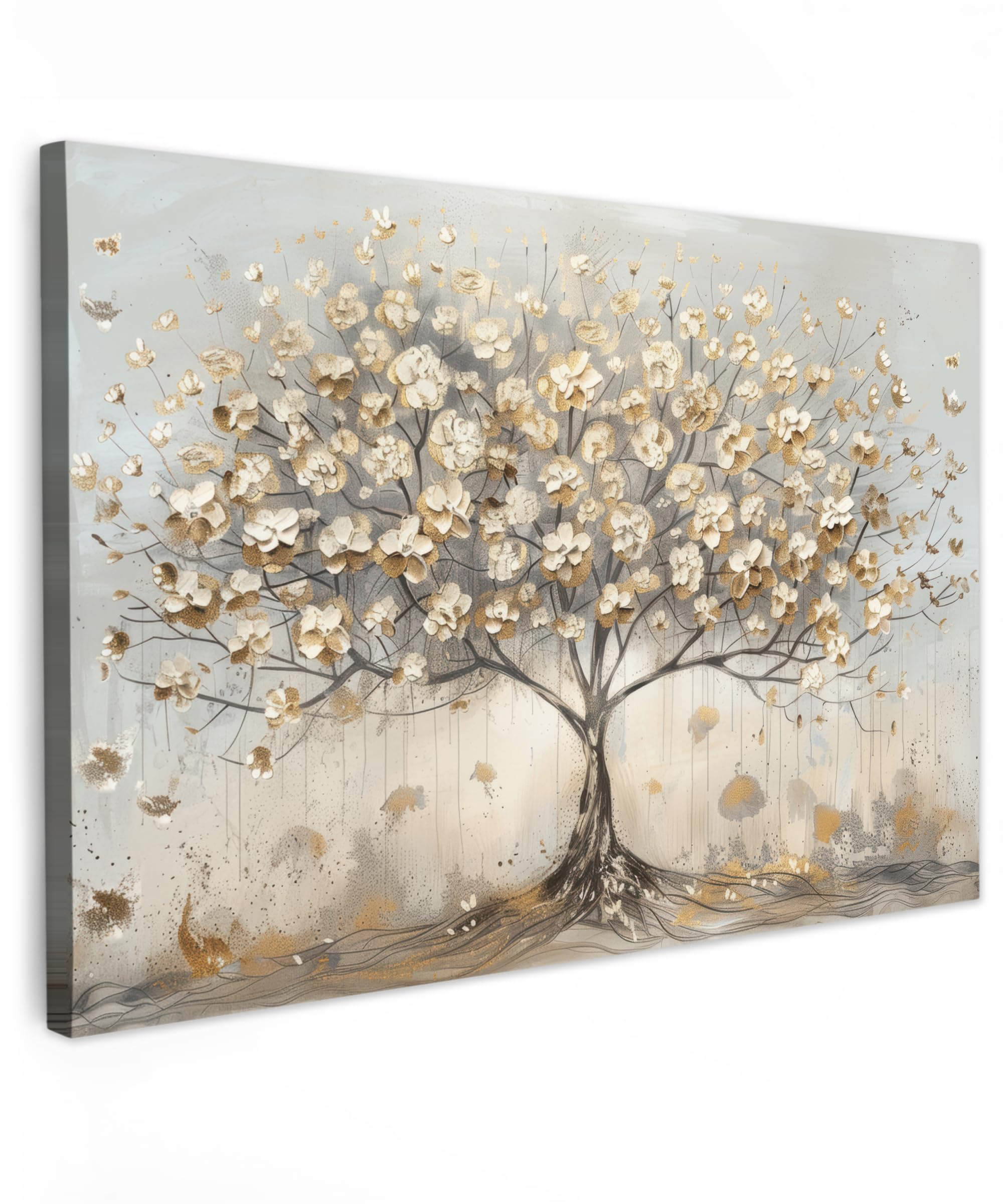 MuchoWow© Cuadros Decoracion Salon Modernos 120x80 cm para Dormitorios Cuadro Decorativos de Salon Lienzos Decorativo Pared Decoracion Dormitorio Matrimonio Arte - Árbol - Abstracto