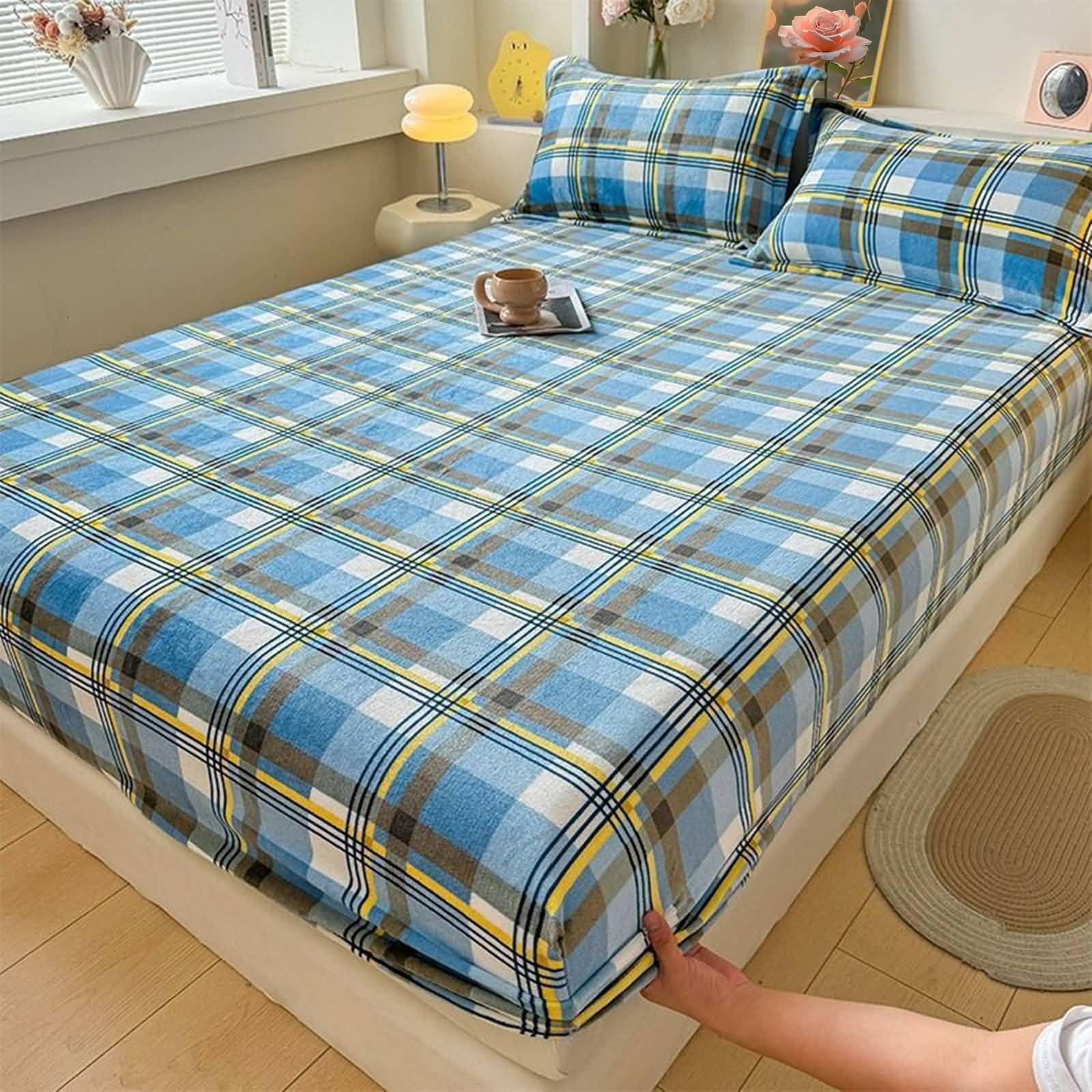 Drap housse velours de lait 200x220 cm fini les draps froids Beydodo