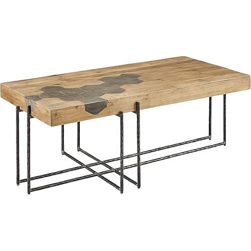 Hamburg Bluestone and Pine Coffee Table
