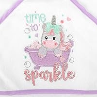 Vista 10 de Juego de toallas y paños con capucha para bebés, niños y niñas de 6 a 12 meses (sirena de mamá)