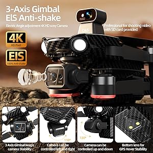 Bingchat Upgraded Professional Drones with Camera for Adults 4K HD, Anti-shake 3 Axis Gimbal, 360 Obstacle Avoidance, Payload Release, Tablet Touch Screen Controller, Up to 5 Miles Range, 84 Minutes Two Batteries, Time-lapse, Follow Me, Rainproof, GPS Safe Height Auto Return