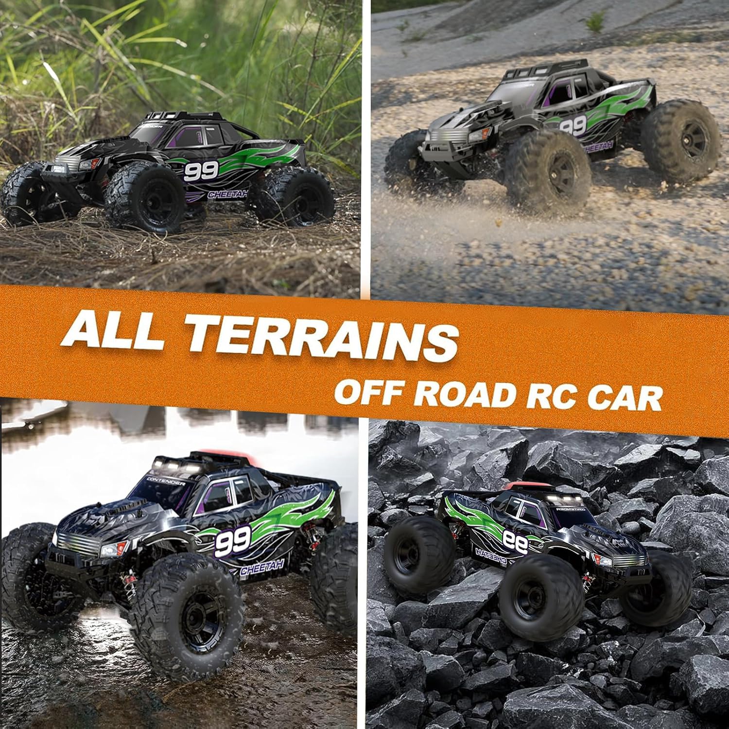 1:10 Large Brush RC Car for Adults, Fast Remote Togo Ubuy
