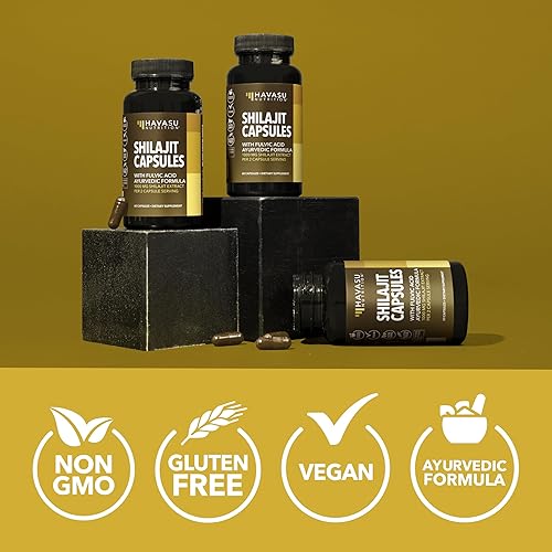 Miniatura 8 de Shilajit Cápsulas para hombres y mujeres  1000 mg de extracto de Shilajit (estandarizado al 20% de ácido fúlvico)  60 unidades  Suplemento Shilajit