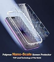 Vista 293 de Diaclara - Funda diseñada para iPhone 15 Plus de 6.7 pulgadas, transparente, cuerpo completo, con protector de pantalla, resistente de protección
