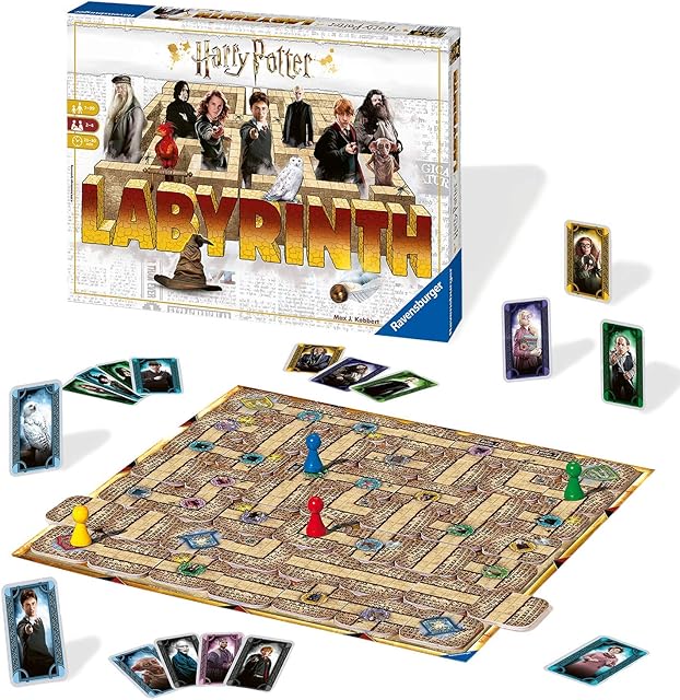 Ravensburger Harry Potter Labyrinth - Moving Maze Family Board Game For Kids And Adults Age 7 Years Up - 2 to 4 Players