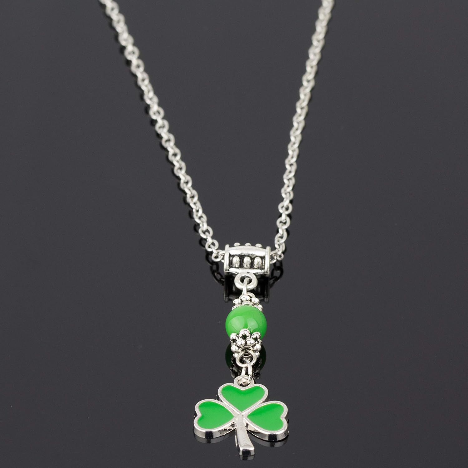 Shamrock Necklace for Women Saint Patrick's Day Jewelry Irish Celtic Accessories