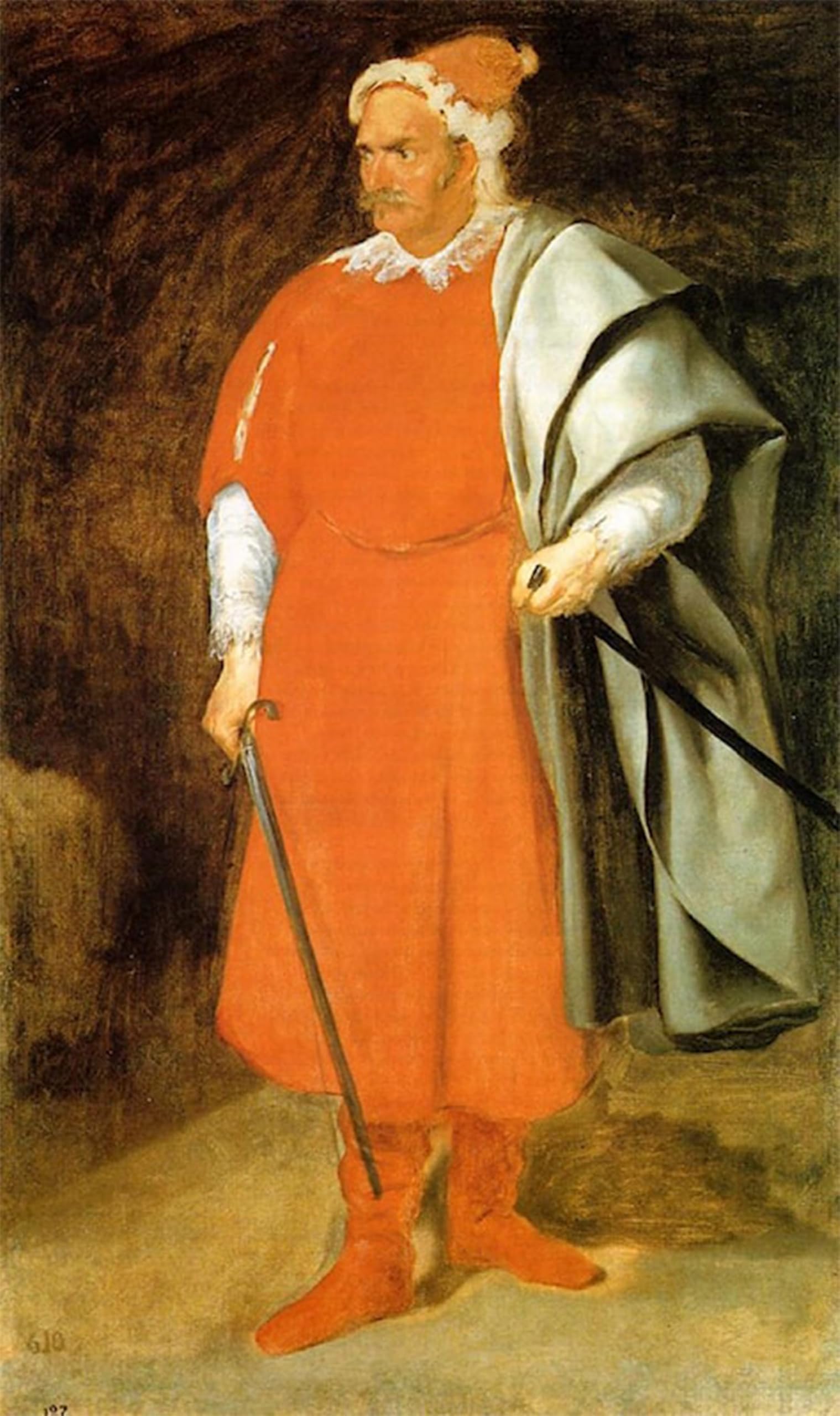 Cuadro el bufón Don Cristóbal de Velázquez para transformar paredes vacías en arte 5