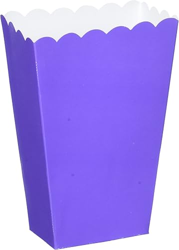 Miniatura 6 de Amscan Pequeñas cajas de palomitas de maíz, 5 14" X 3 34", rosa