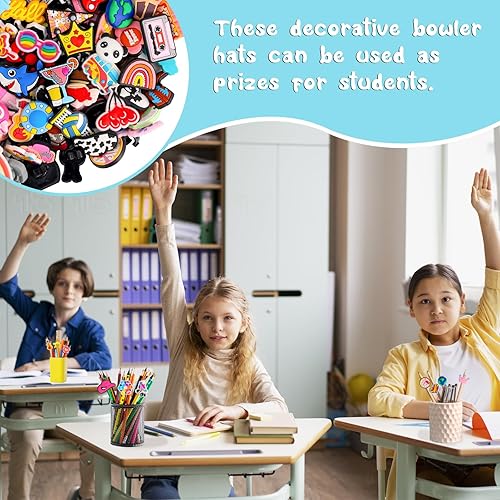 Miniatura 4 de Juego de 20 adornos para lápices con clip para decoración de lápices para niñas, regalos para estudiantes, suministros escolares, recompensas para