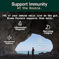 Vista 5 de Adapt Naturals - Prebióticos 4 en 1 para proteger el bioma, suplemento de probióticos, postbióticos y polifenoles para microbioma, salud intestinal