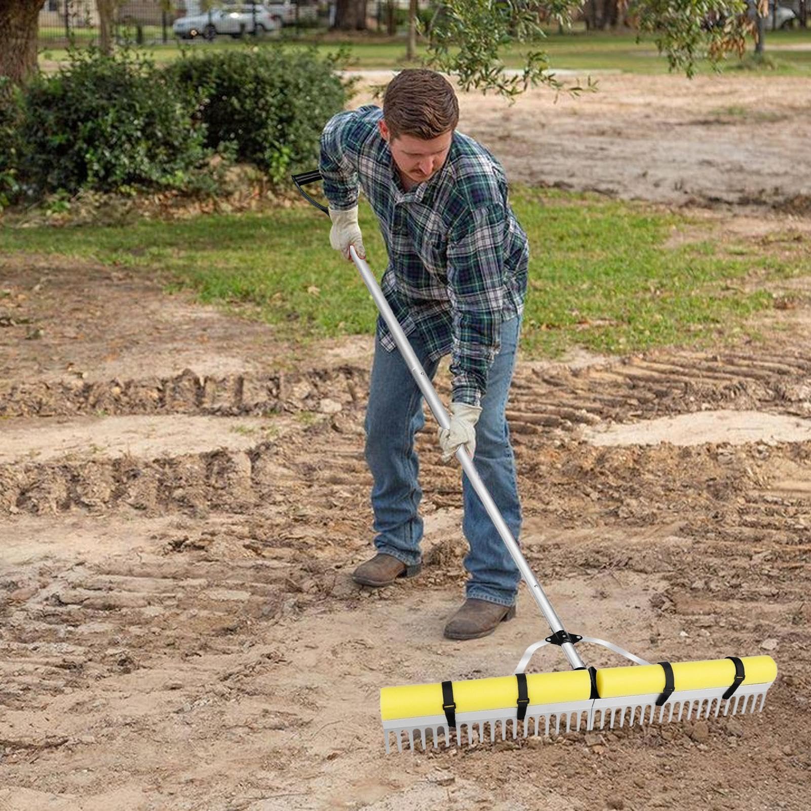 Rastrello Per Stagno Rastrello Per Erbacce Lacustri | Attrezzatura per Rimozione Alghe Stagno, Strumento Galleggiante per Giardini e Spiagge
