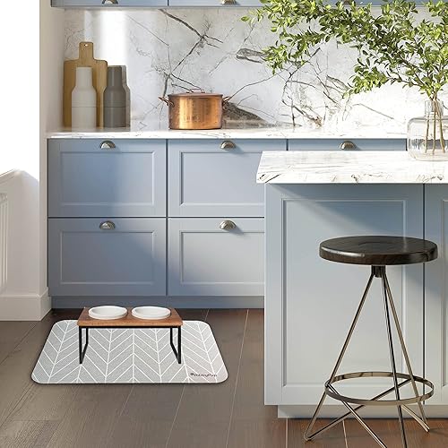 Miniatura 5 de Tapete impermeable para mascotas, mantel individual para el suelo de comida y agua para perros y gatos, sin PVC, ecológico, impermeable,