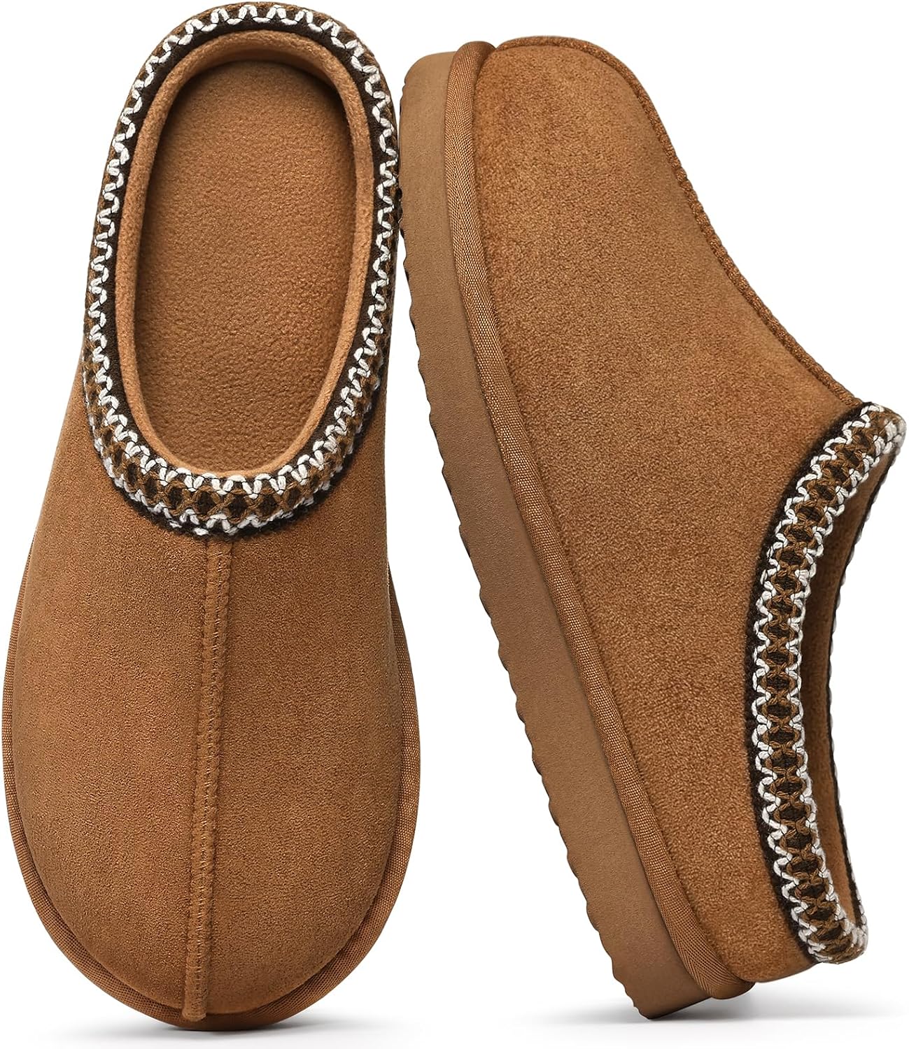 Litfun Memory Foam Slippers for Women Men Cozy Warm House Shoes Indoor and Outdoor