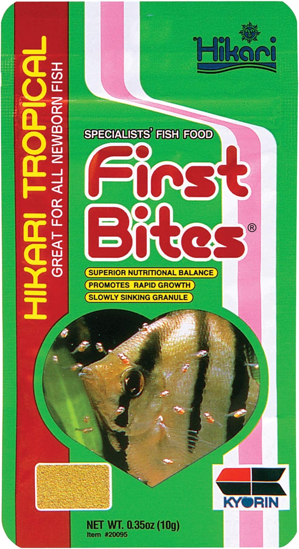 Tropical First Bites Fish Food, 0.35 oz (10g)