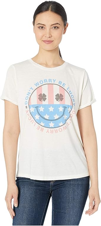 Lucky Brand Womens Don't Worry Graphic