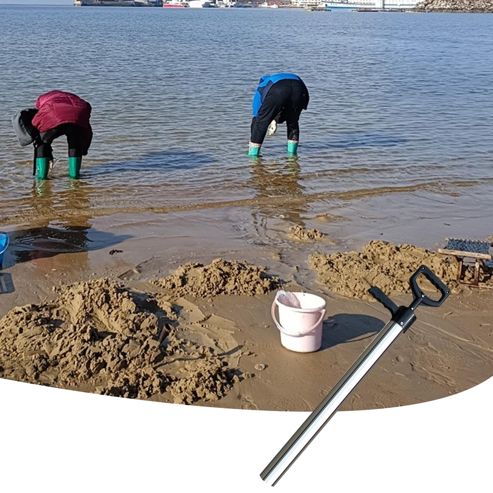 Pompe à Crevettes Multi-usages pour Activités de Plage, Outil Efficace pour Les Palourdes