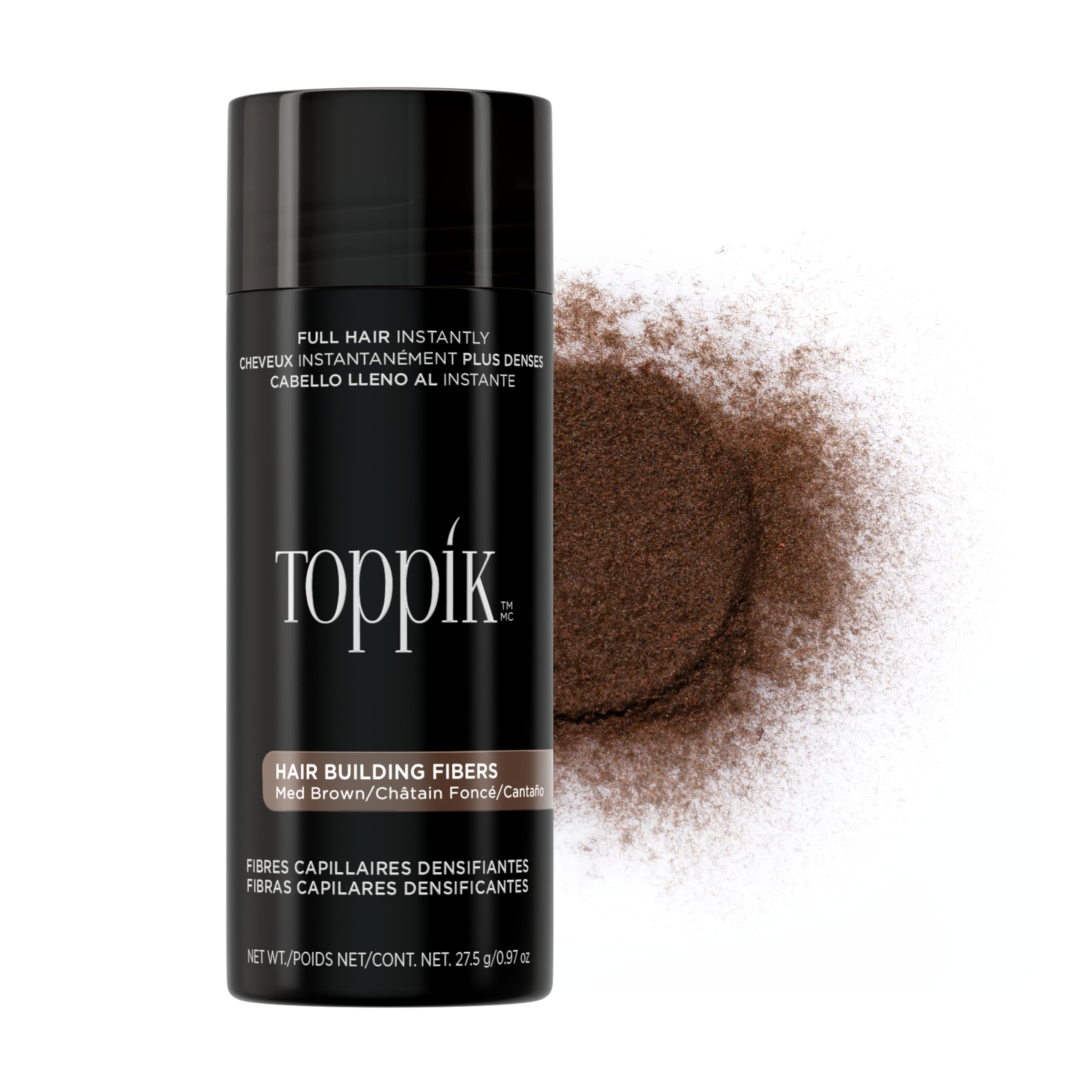 TOPPIK Hair Building Fibers Medium Brown, 27.5 g,Powder-image-21