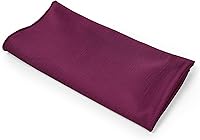 Vista 370 de Ultimate Textile -1 docena - Reversible Shantung Satin - Majestic - Servilletas de tela Majestic de 17 x 17 pulgadas color azul pizarra