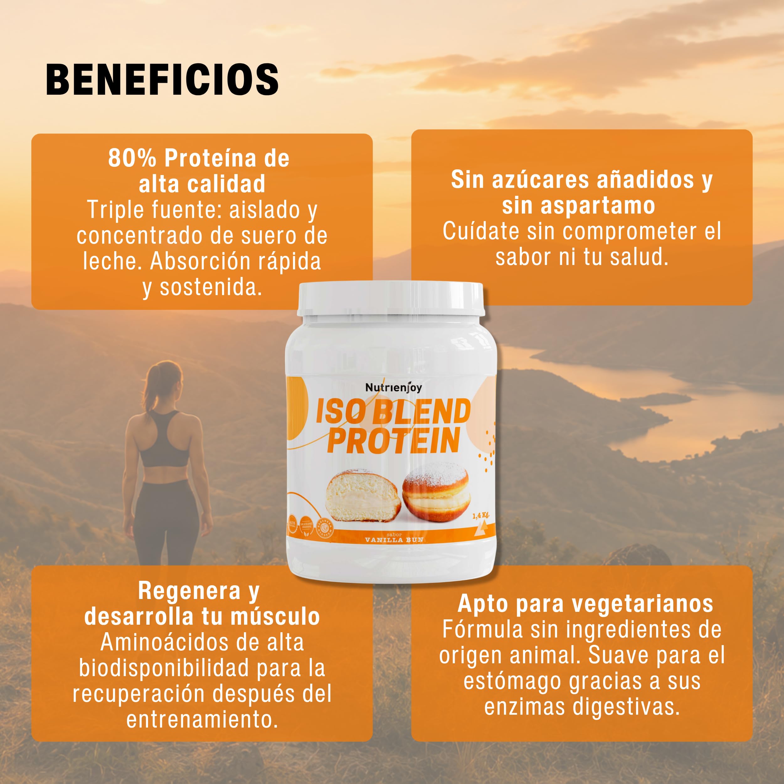 Iso Blend (1,4 kg, vanille bum)