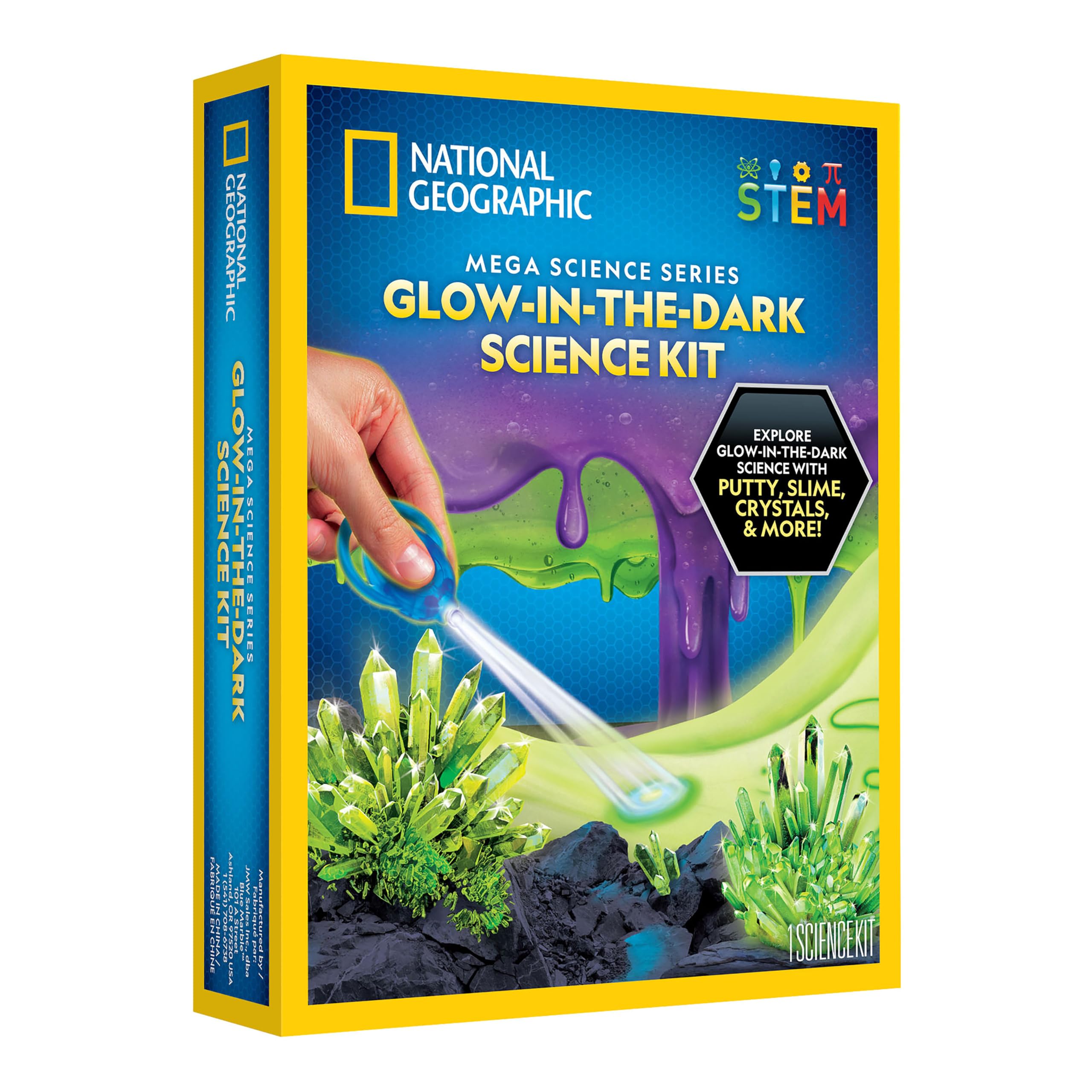 Snapklik.com : NATIONAL GEOGRAPHIC Mega Science Kit - Glow In The Dark Lab