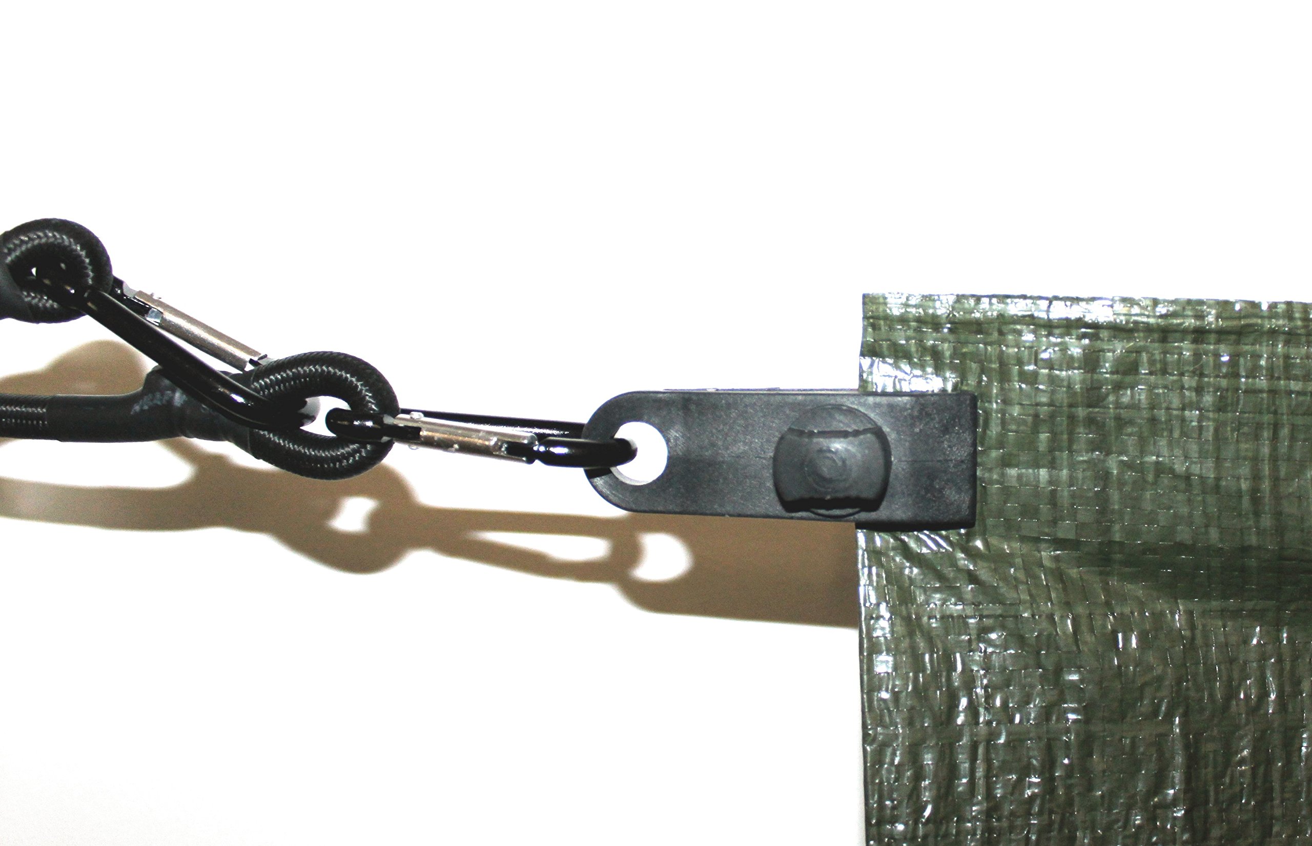 K&B Vertrieb Clip 48 Stück Spanner für Abdeckplane Planenclips Zelt Plane Planenhalter Gewebeplane Halterung 466