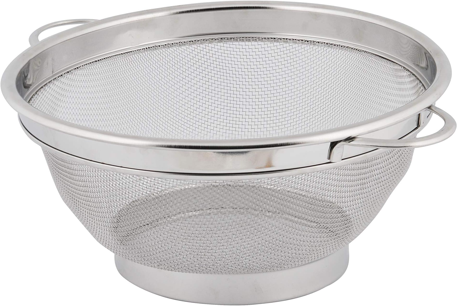 Steel Basket Colander , 27 cm , Silver, Ql0019 , 1 Pc