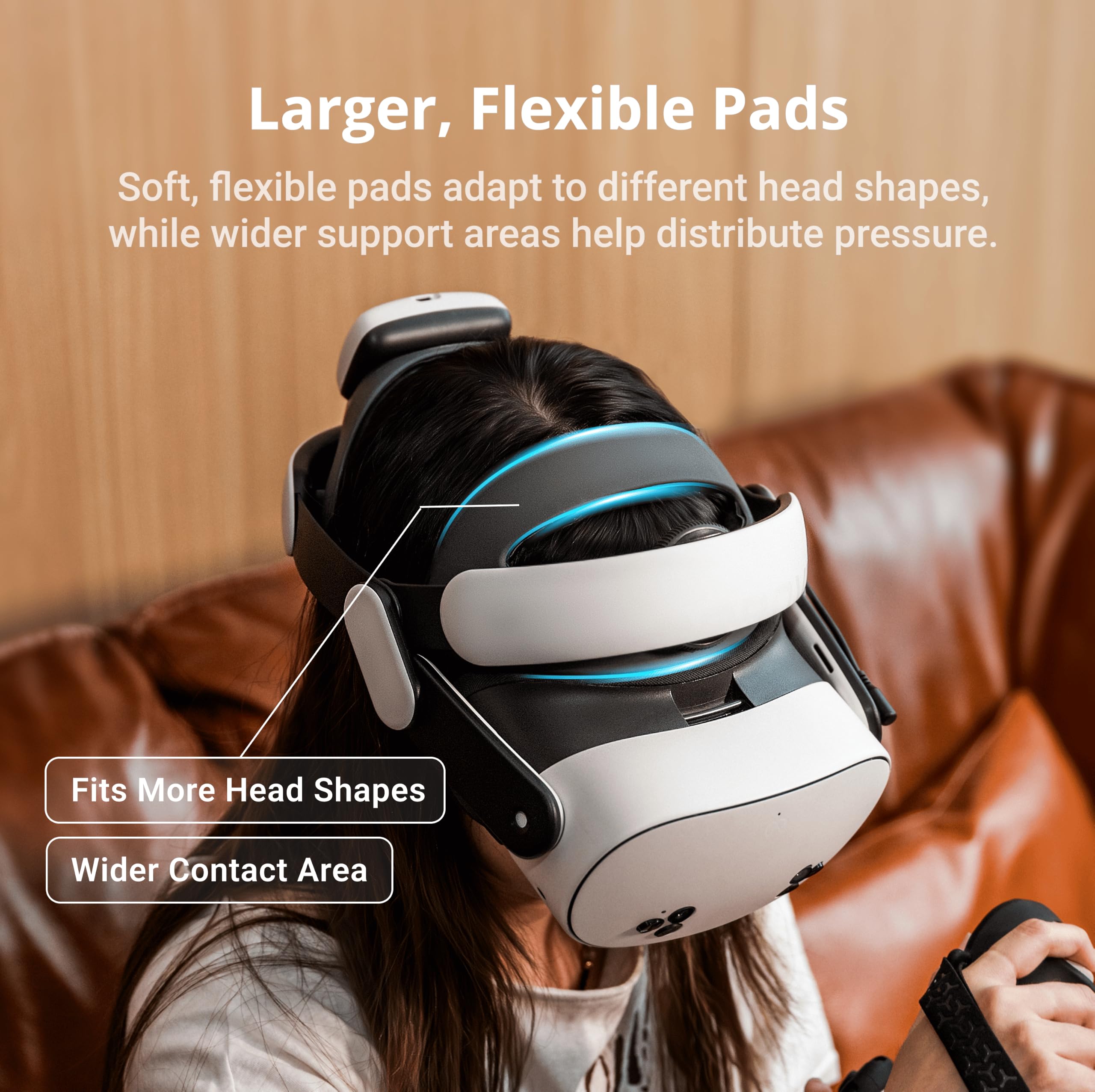 BOBOVR M3 Pro+ Strap Kompatibel mit Meta Quest 3S and Quest 3, Dual Halo und Elite Fit Modus