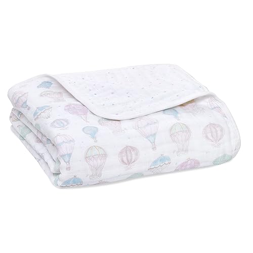 Aden + Anais Cobija de ensueño de muselina para bebés Ideal, ligera, para recién nacidos y cuna, ropa de cama para niños Regalo para fiestas de bebé
