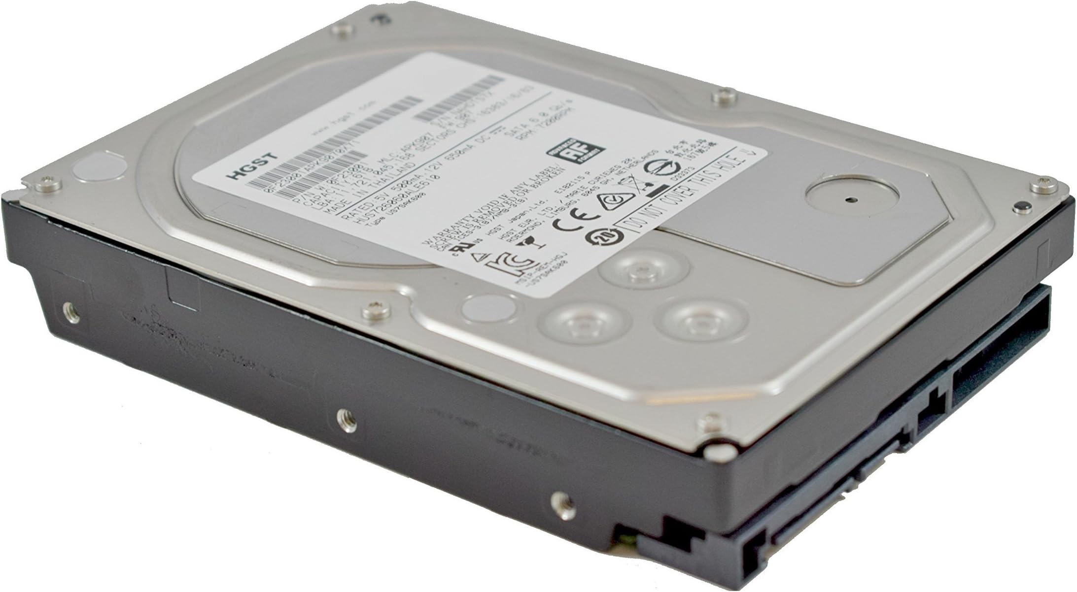 HGST Ultrastar 7K6000 HUS726060ALE610 0F23001 6TB 7200 RPM SATA 3.5in 512E ISE 128MB Cache Enterprise Hard Drive (Renewed)