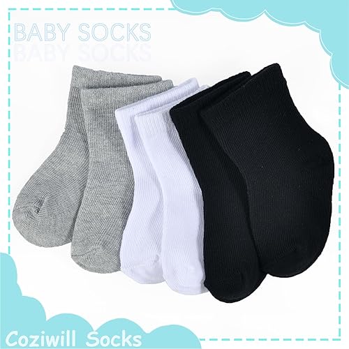 Miniatura 6 de Calcetines para bebé, calcetines blancos para recién nacidos y bebés, paquete de 15 (0-33-66-12 meses), bautismo y bautizo, niñas y niños